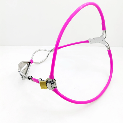 Invisible Female Chastity Belt with Anal Opening and Detachable Vagina Plug