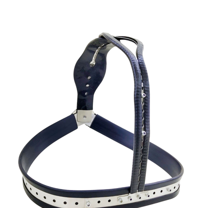 black female chastity belt device with heart lock vagina lock cage