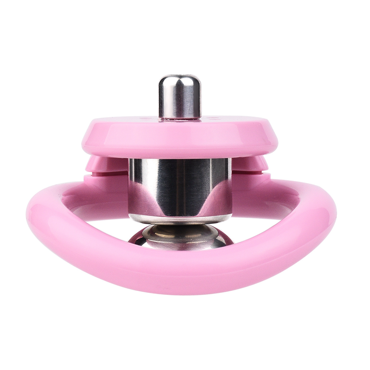 Plastic Flat Inverted Chastity Cage - Black/Pink/Blue/White