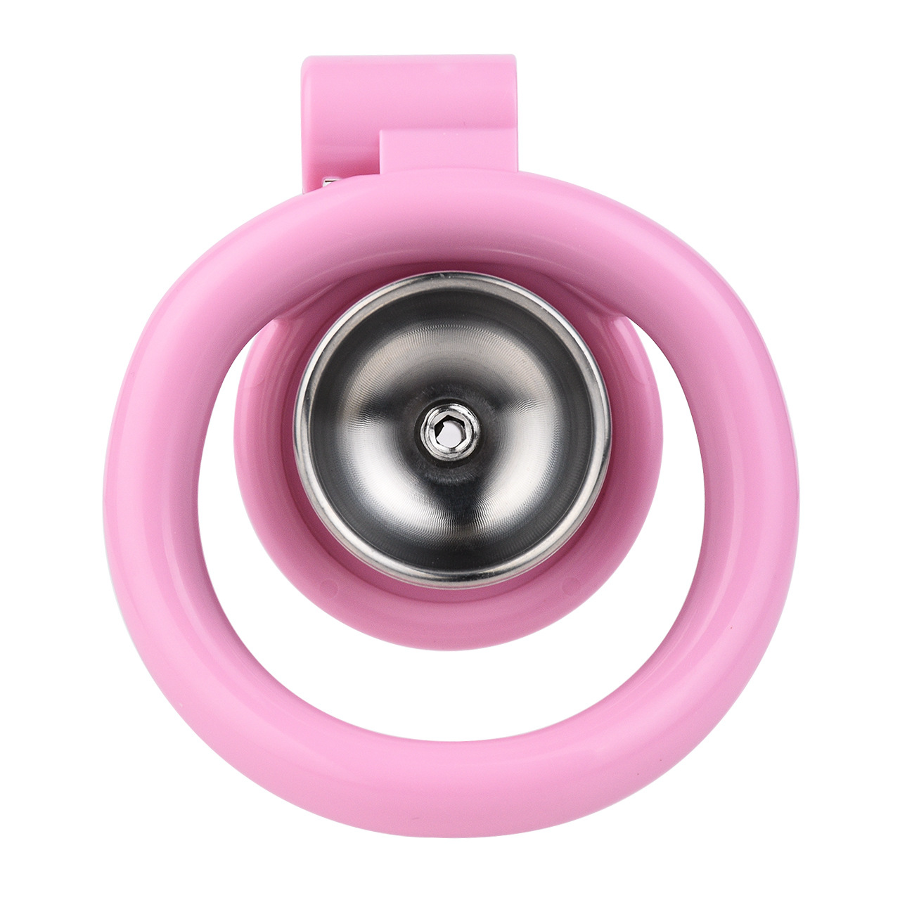 Plastic Flat Inverted Chastity Cage - Black/Pink/Blue/White