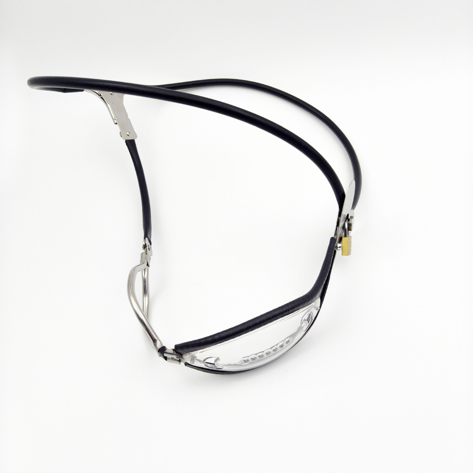 Lite See-Through Heart Lock Chastity Belt for Women - ChastityBondage