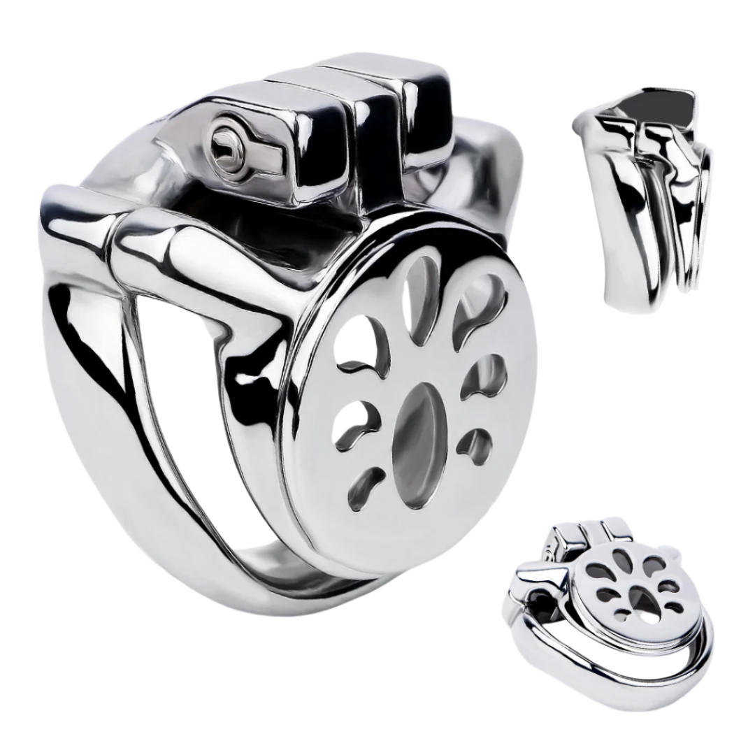 Ultra-Flat & Ventilated Male Chastity Cage Anti-Escape Chastity Cock Lock for Men