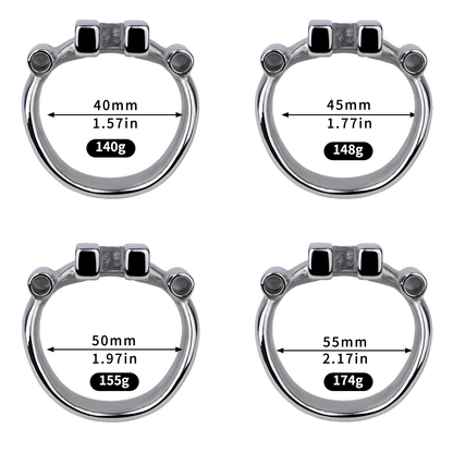 Ultra-Flat & Ventilated Male Chastity Cage Anti-Escape Chastity Cock Lock for Men
