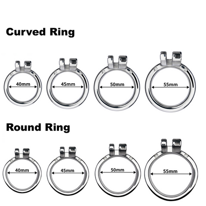 Vent-Cut Chastity Cage with Pussy Silicone Catheter