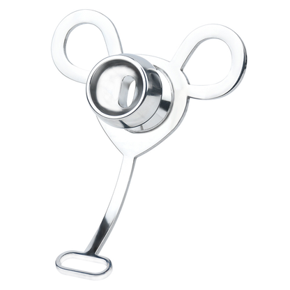 Tiny Inverted Chastity Cage with PU Belt Negative Cock Cage for Sissy Crossdressers