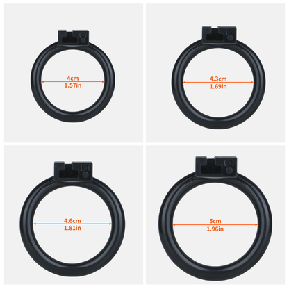 Ultra-Light Hard Resin Inverted Chastity Cage for Men and Sissy Negative Cock Cage