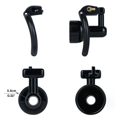 Ultra-Light Hard Resin Inverted Chastity Cage for Men and Sissy Negative Cock Cage