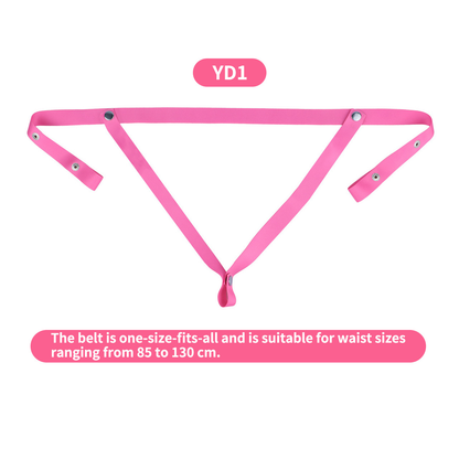 Pink Sparkly Inverted Chastity Cage for Sissies - ChastityBondage