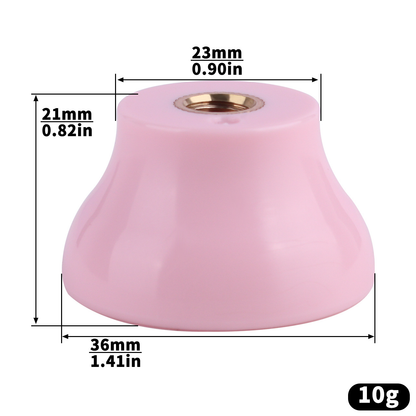 Pink Clitoris Chastity Cage with Detachable Inverted Plug for Sissy Crossdressers