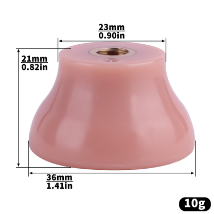 Pink Clitoris Chastity Cage with Detachable Inverted Plug for Sissy Crossdressers