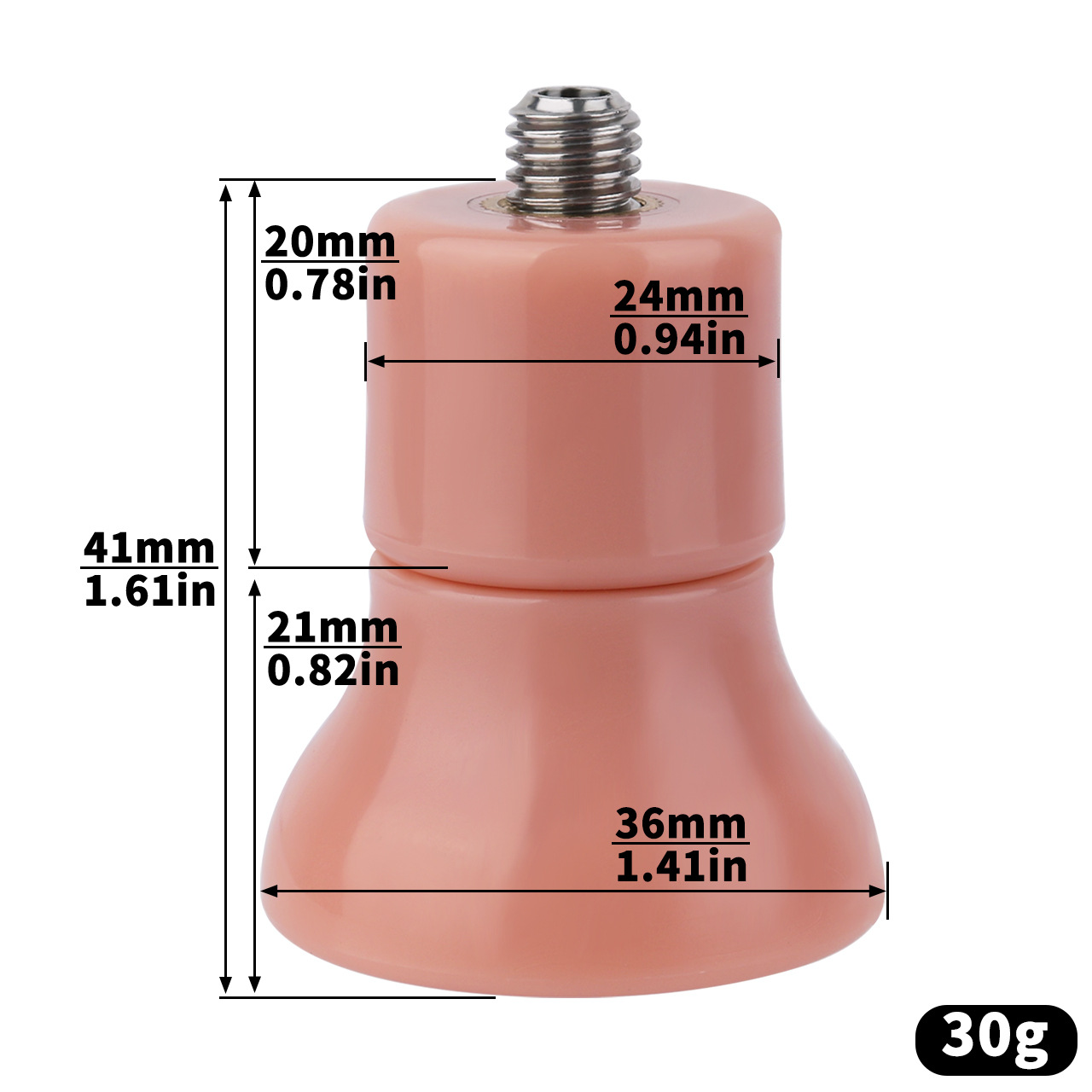 Nude Clitoris Chastity Cage with Detachable Inverted Plug for Sissy Crossdressers