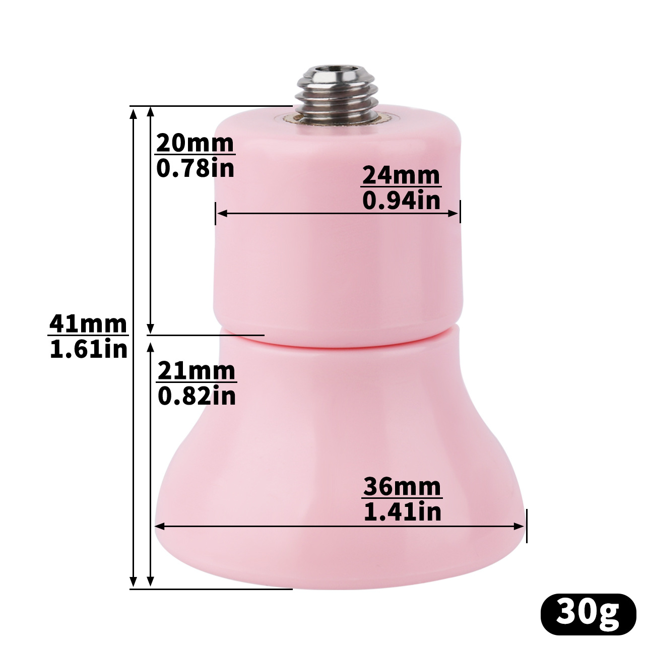 Pink Clitoris Chastity Cage with Detachable Inverted Plug for Sissy Crossdressers