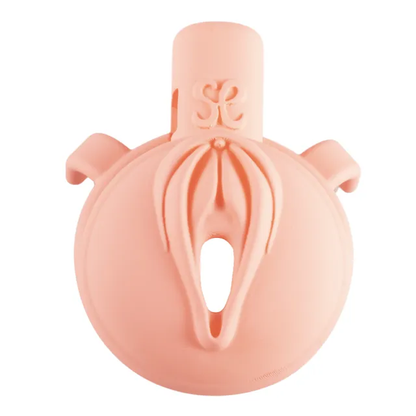 Light Pink Sissy Clit Chastity Cage Small 3D Printed Pussy Cock Cage for Sissy and Crossdressers