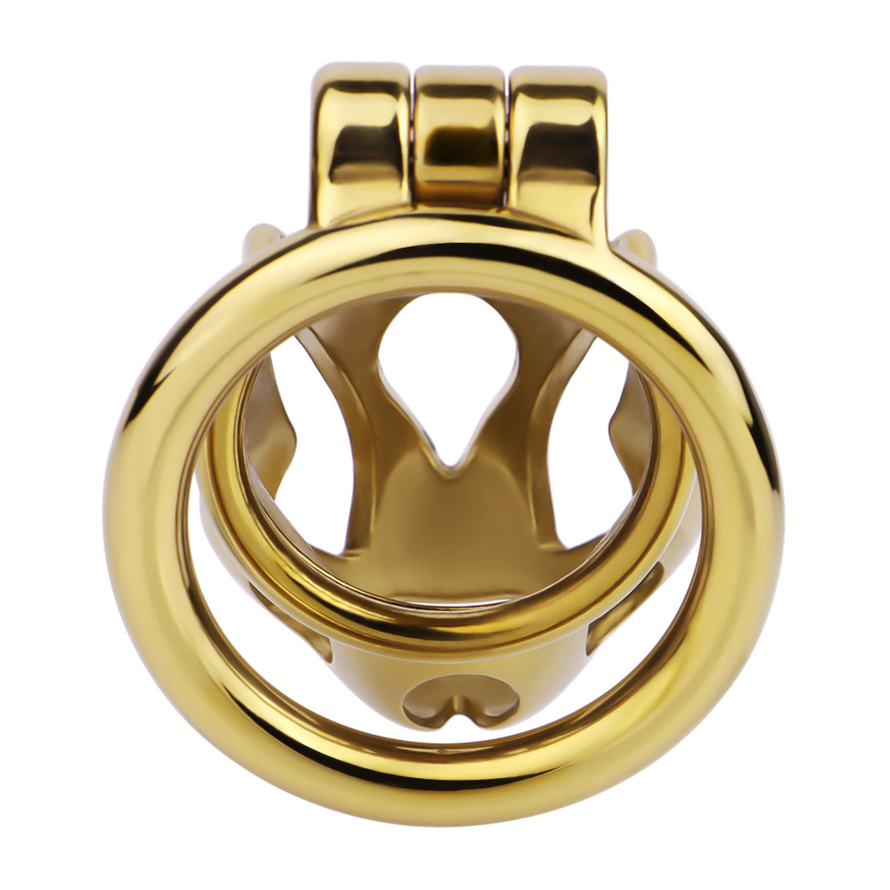 Gold Metal Cobra Chastity Cage - S/M/L - ChastityBondage