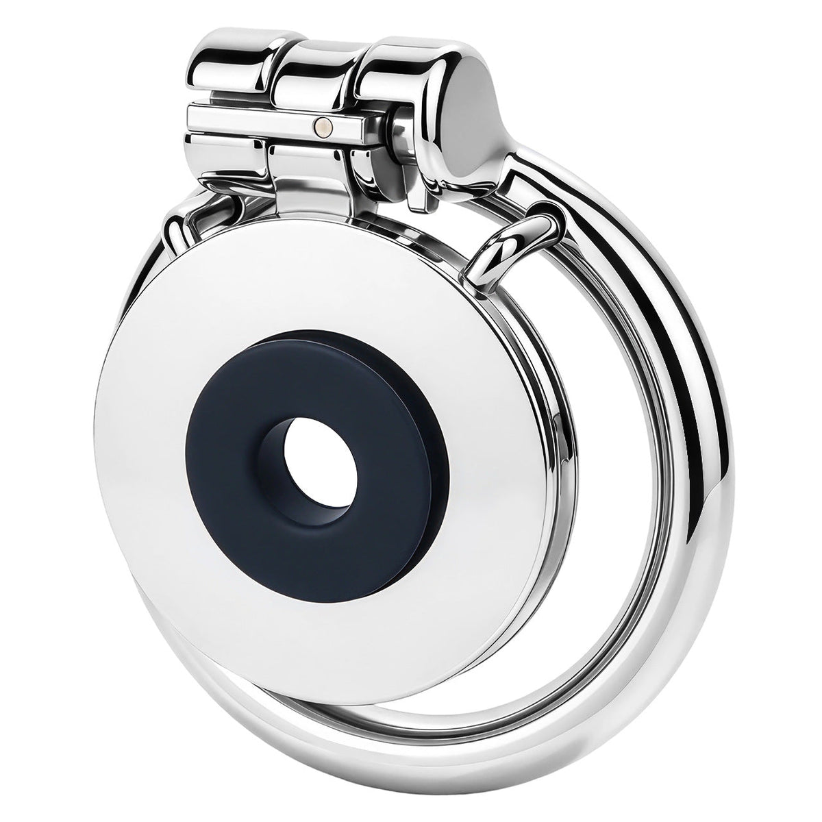 Flat & Inverted  Stainless Steel Chastity Cage - Small to Large Inverted Plugs