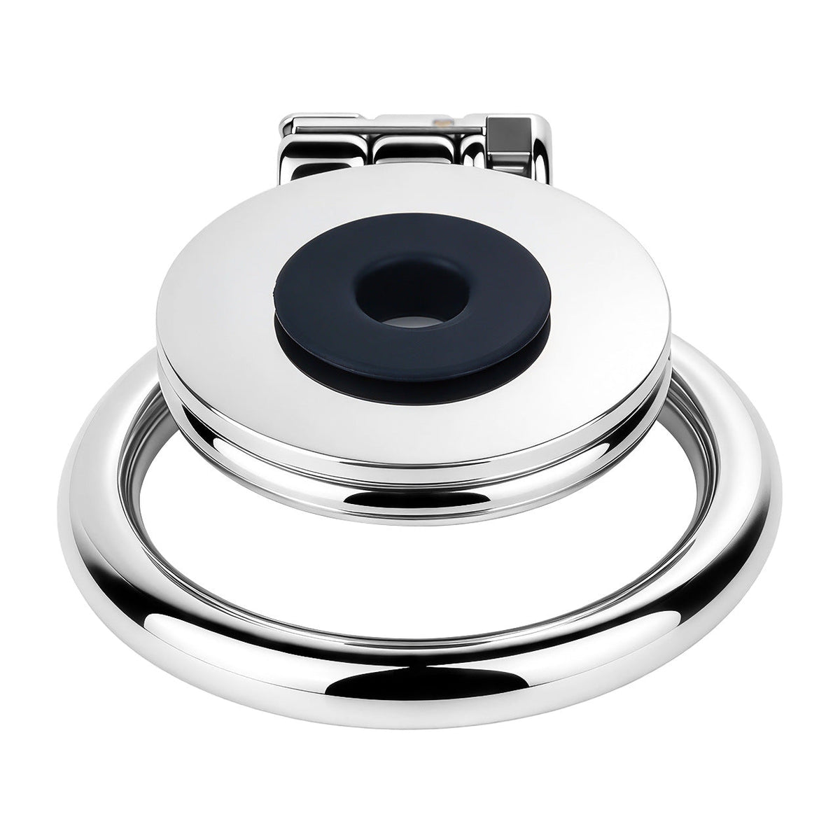 Flat & Inverted  Stainless Steel Chastity Cage - Small to Large Inverted Plugs
