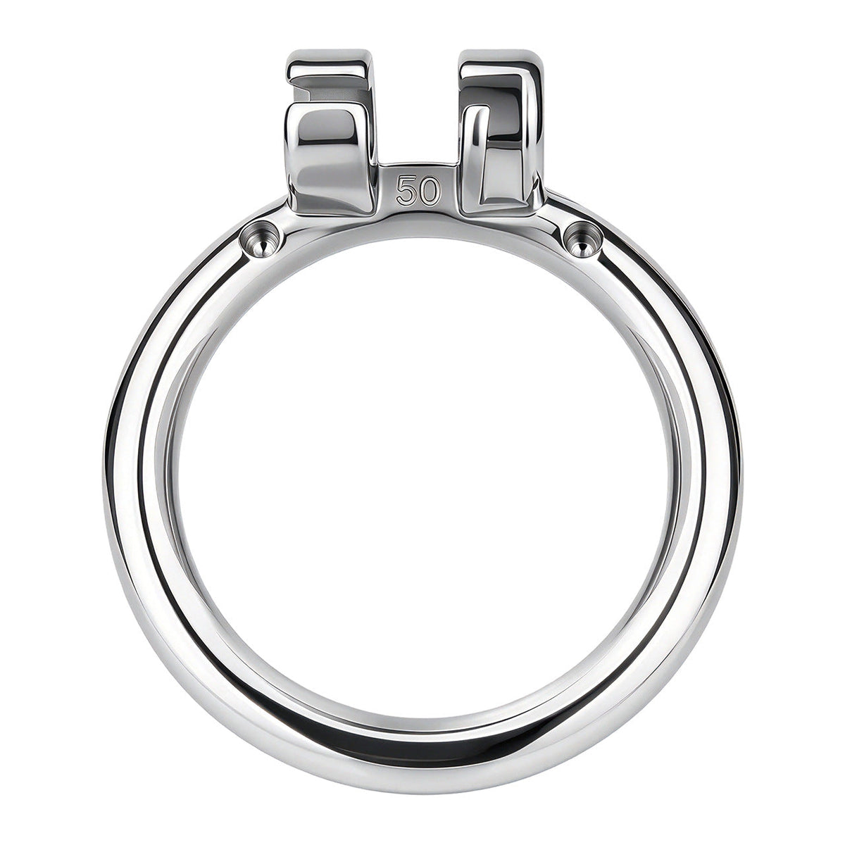 Flat & Inverted  Stainless Steel Chastity Cage - Small to Large Inverted Plugs