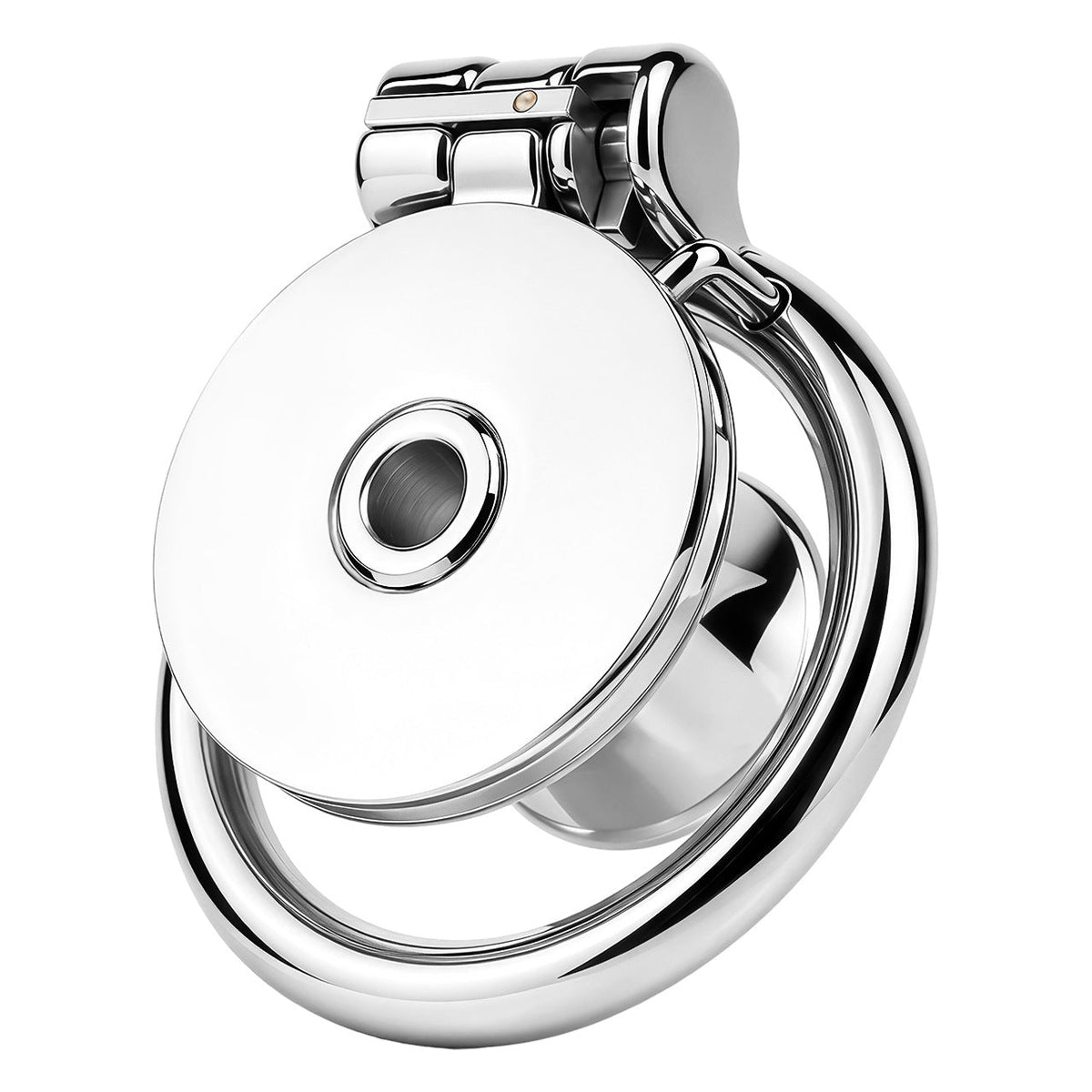 Flat & Inverted  Stainless Steel Chastity Cage - Small to Large Inverted Plugs