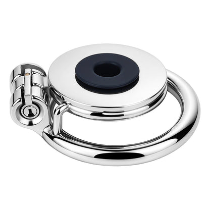 Flat & Inverted  Stainless Steel Chastity Cage - Small to Large Inverted Plugs