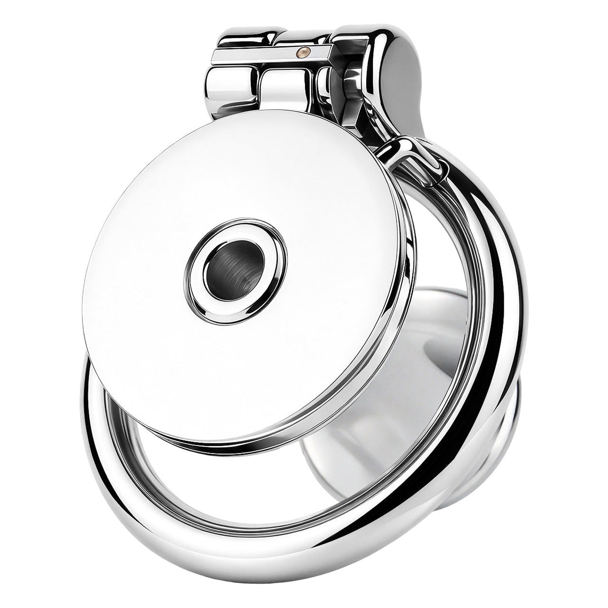 Flat & Inverted  Stainless Steel Chastity Cage - Small to Large Inverted Plugs