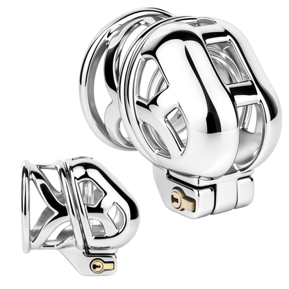 Male Glans Locking Cage –  Stainless Steel