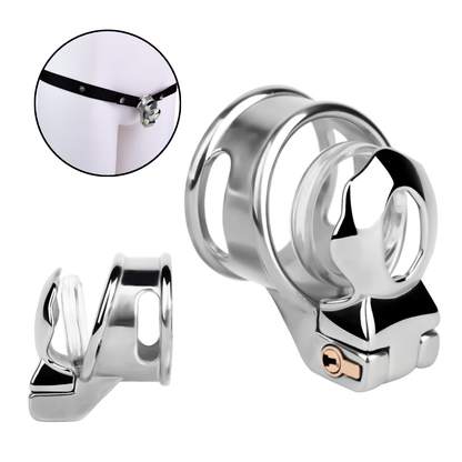 Cinturón de Castidad Masculino Plano para Glande