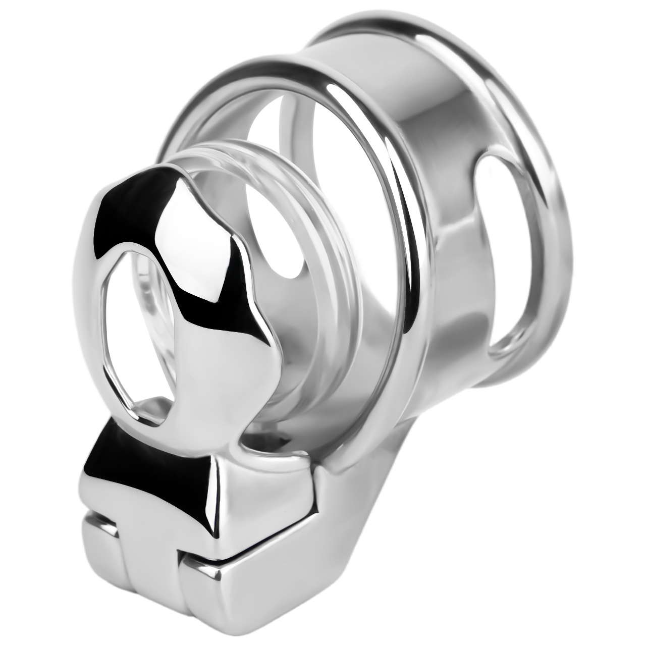Flat Glans Chastity Lock for Men Male Penis Cock Cage Sex Toy for Gay Sissy Femboys