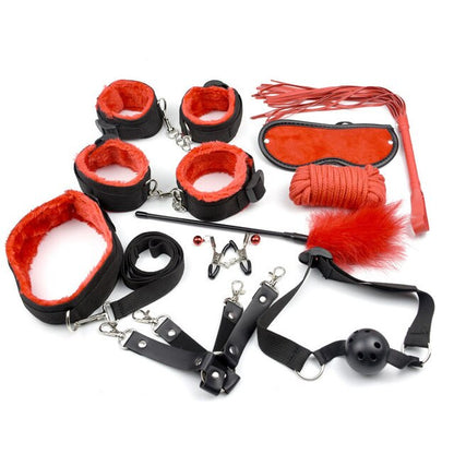 Red and Black BDSM Kit