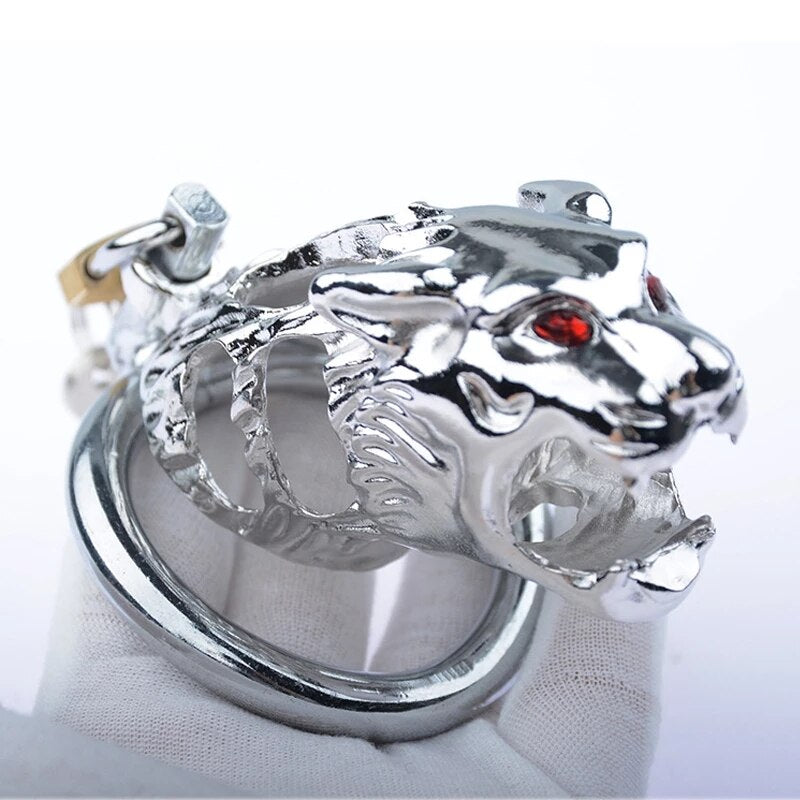 steel tiger chastity cage