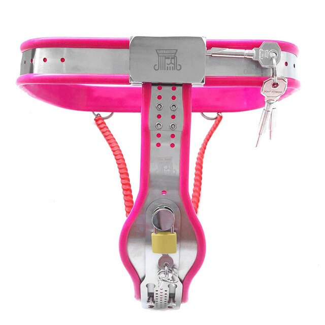 Pink Female Chastity Belt