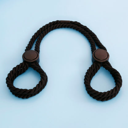 Black BDSM Rope Restraints