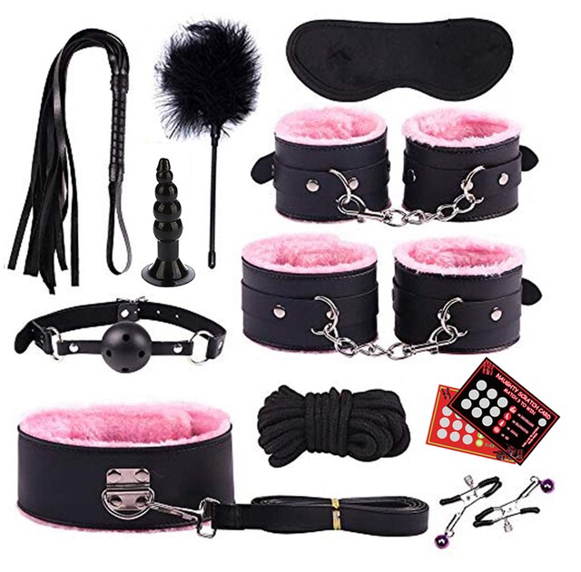 Pink BDSM Bondage Starter Kit For Beginners