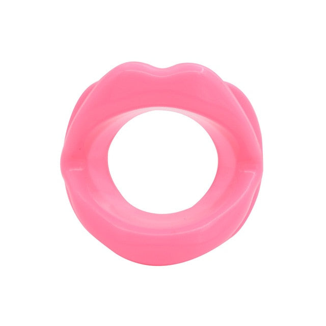 Open Mouth Gag Blowjob Toy: Female Silicone Lips O Ring for Oral Fetish BDSM Bondage Restraints and Erotic Play - ChastityBondage