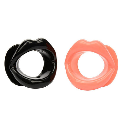 Open Mouth Gag Blowjob Toy: Female Silicone Lips O Ring for Oral Fetish BDSM Bondage Restraints and Erotic Play - ChastityBondage