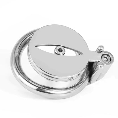 Small Flat Chastity Cage With Urethral Catheter