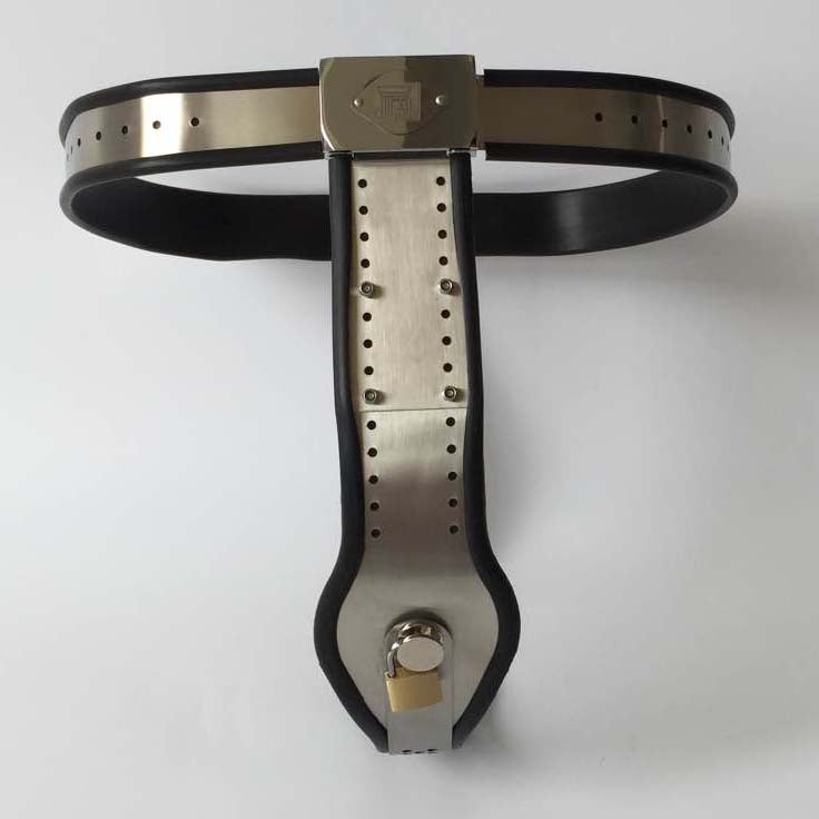 Female Chastity Belt with PadLock T-Back Chastity Panties - ChastityBondage