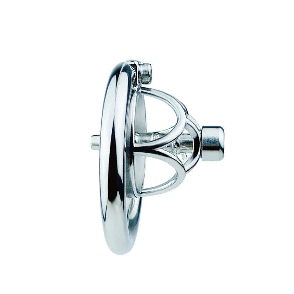 small chastity cage with metal tube