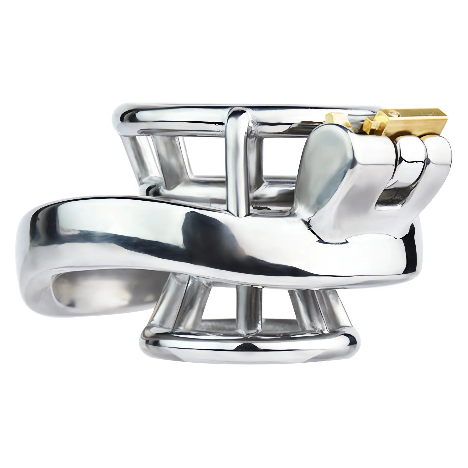 Metal Inverted Chastity Cage Stainless Steel Negative Chastity Device