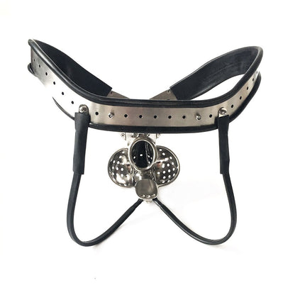 BDSM Restraint: Male Chastity Belt with Double-Wire Locking Panties, C –  ChastityBondage