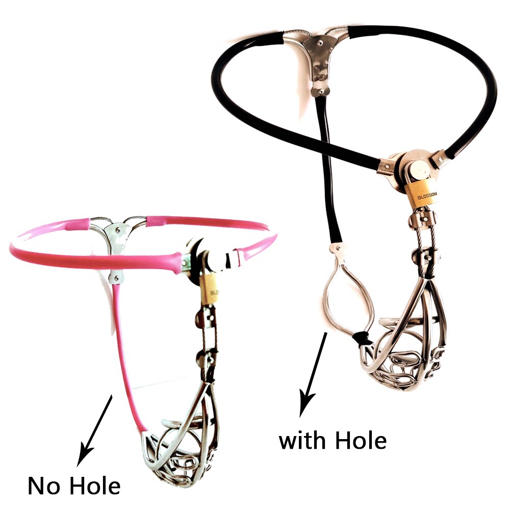 Male Chastity Belt - Invisible Stainless Steel Male Restraint with Anal Plug, and Lock. - ChastityBondage