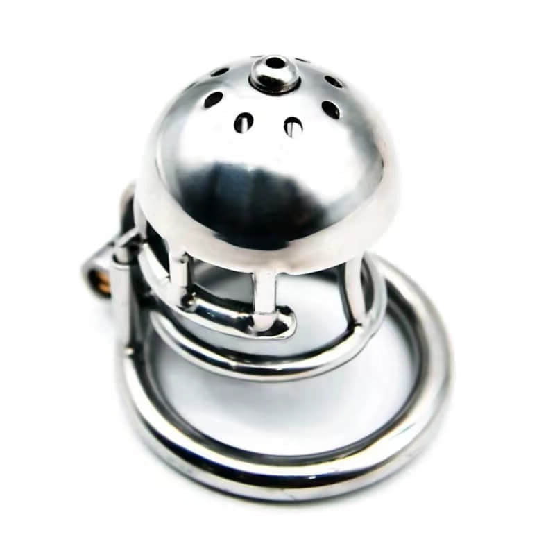 Metal Chastity Cage with Through Hole PA - Cock Cage For Men - ChastityBondage